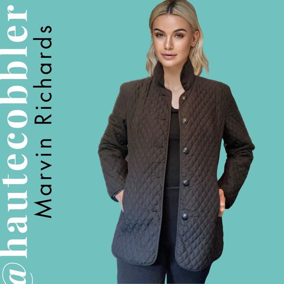 Marvin Richards Vintage Quilted Chore Jacket ~ Size M ~ Classic & Refined! - Picture 1 of 8